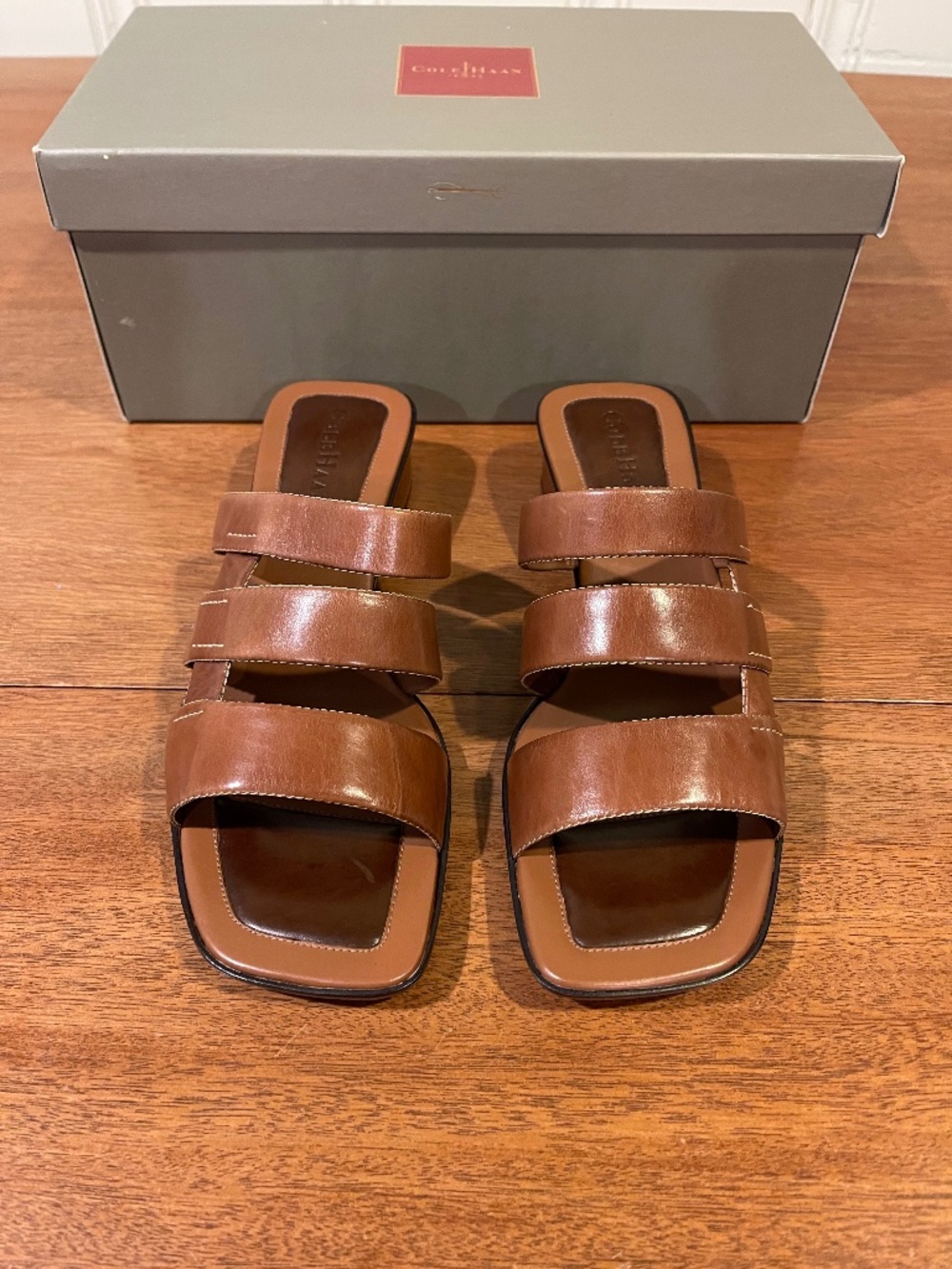 NEW Cole Haan Dorrie Sandals Brown Women's 6.5
